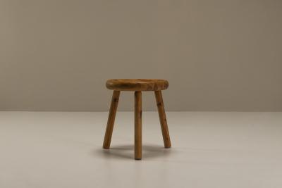 Bertel Gardberg Bertel Gardberg stool model Sauna in pine for Villa Joukhi Finland 1950s