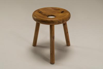 Bertel Gardberg Bertel Gardberg stool model Sauna in pine for Villa Joukhi Finland 1950s