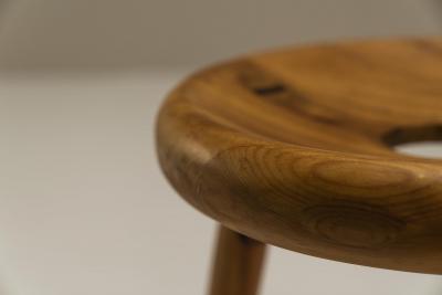 Bertel Gardberg Bertel Gardberg stool model Sauna in pine for Villa Joukhi Finland 1950s