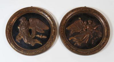 Bertel Thorvaldsen Neoclassical Day Night Roundels