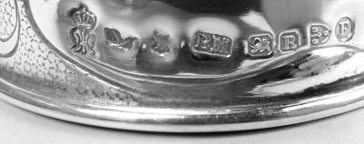 Berthold Muller Antique German Hanau Baroque Silver Wedding Cup with Stately Dame