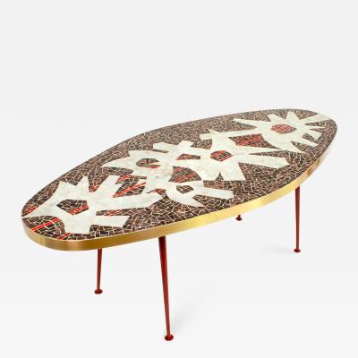 Berthold Muller BERTHOLD MULLER MID CENTURY MODERN MOSAIC COFFEE TABLE