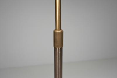 Bertil Brisborg Bertil Brisborg Floor Lamp with Woven Shade for Nordiska Kompaniet Sweden 1940s