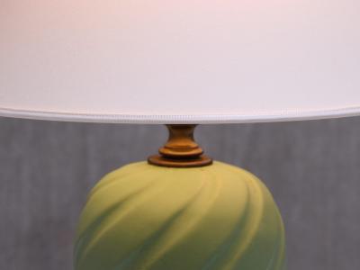 Bertil Brisborg Bertil Brisborg Table Lamp in Brass Glazed Ceramic Nordiska Kompaniet 1940s