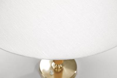 Bertil Brisborg Brass and Elm 32755 Table Lamp by Bertil Brisborg Sweden Mid 20th Century