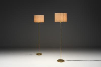 Bertil Brisborg Pair of Model 32786 Floor Lamps by Bertil Brisborg Sweden Mid 20th Century