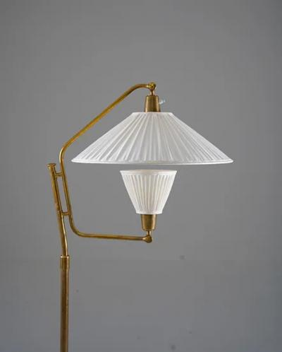 Bertil Brisborg Scandinavian Midcentury Floor Lamp by Bertil Brisborg for NK