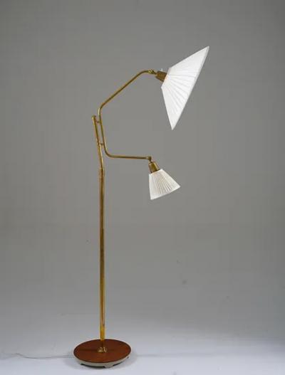 Bertil Brisborg Scandinavian Midcentury Floor Lamp by Bertil Brisborg for NK
