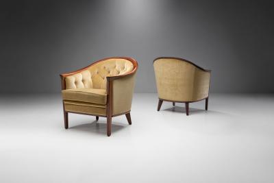 Bertil Fridhagen Bertil Fridhagen Aristokrat Armchairs for Br derna Andersson Sweden 1963