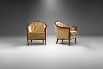Bertil Fridhagen Bertil Fridhagen Aristokrat Armchairs for Br derna Andersson Sweden 1963