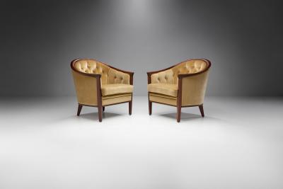 Bertil Fridhagen Bertil Fridhagen Aristokrat Armchairs for Br derna Andersson Sweden 1963