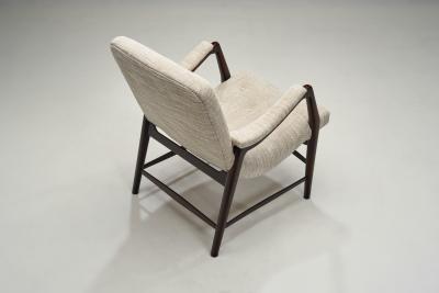 Bertil Fridhagen Bertil Fridhagen Attr Elm Wood Armchair Sweden 1950s