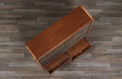 Bertil Fridhagen Bertil Fridhagen Teak Oak Bookcase Cabinet for Bodafors