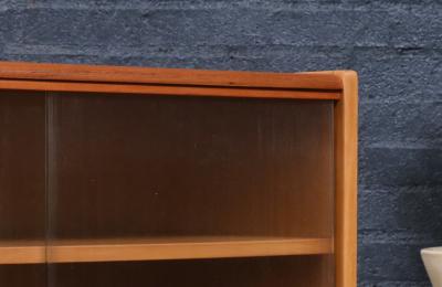 Bertil Fridhagen Bertil Fridhagen Teak Oak Bookcase Cabinet for Bodafors