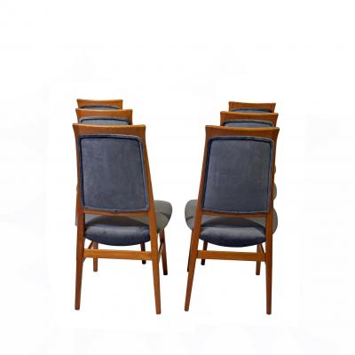 Bertil Fridhagen Six dining chairs design by Bertil Fridhagen for Bodafors 1950s