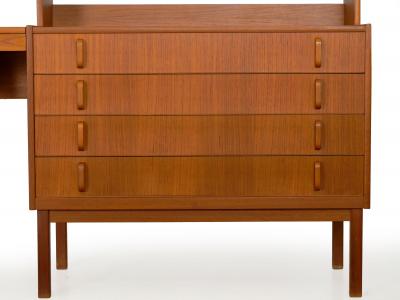Bertil Fridhagen Swedish Modern Bedroom Dresser Set Desk by Bertil Fridhagen circa 1964