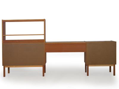 Bertil Fridhagen Swedish Modern Bedroom Dresser Set Desk by Bertil Fridhagen circa 1964