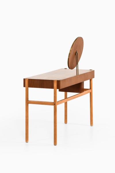 Bertil Fridhagen Vanity in Teak Beech and Brass by Bertil Fridhagen 1958