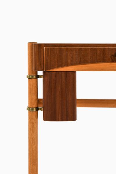 Bertil Fridhagen Vanity in Teak Beech and Brass by Bertil Fridhagen 1958