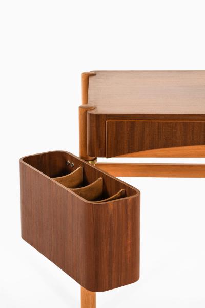 Bertil Fridhagen Vanity in Teak Beech and Brass by Bertil Fridhagen 1958