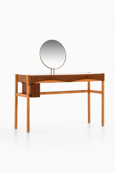Bertil Fridhagen Vanity in Teak Beech and Brass by Bertil Fridhagen 1958