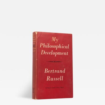 Bertrand RUSSELL My Philosophical Development by Bertrand RUSSELL