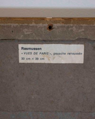 Bertrand Rasmussen The Place Pigalle Omnibus Paris Early 20th Century by Bertrand Rasmussen