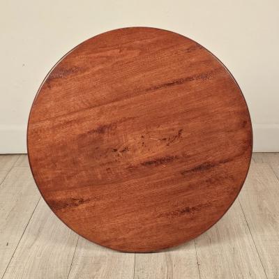 Bespoke Cherry Vintage Round Table in Italian Style