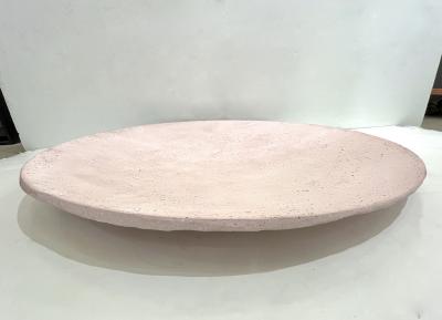 Bespoke Customizable Italian Light Pink Recycled Resin Bowl Centerpiece Wall Art