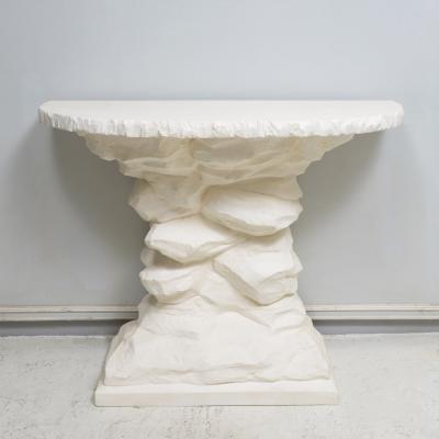 Bespoke French Plaster Brutalist Console