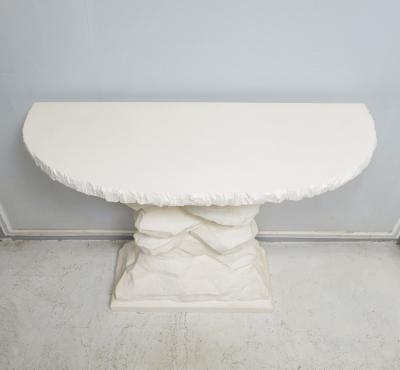 Bespoke French Plaster Brutalist Console