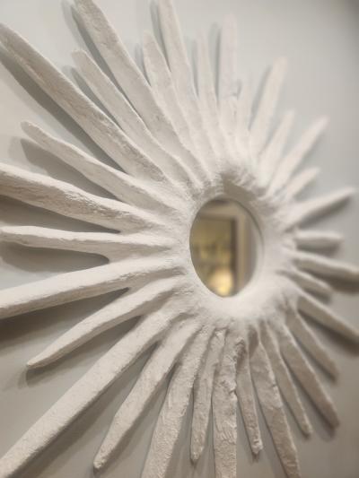 Bespoke French Plaster Sunburst Mirror