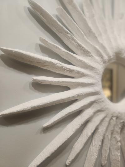 Bespoke French Plaster Sunburst Mirror
