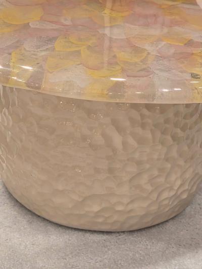 Bespoke Glass Ceramic Golf Cocktail Table