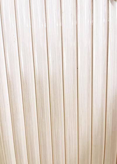 Bespoke Italian Art Deco Design Iridescent White Murano Glass Brass Mirror