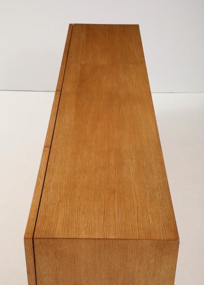 Bespoke White Oak Geometric Sideboard or Credenza Italy