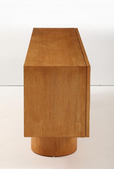 Bespoke White Oak Geometric Sideboard or Credenza Italy