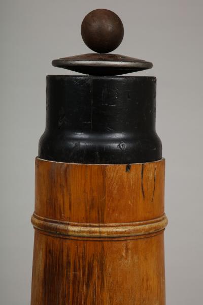 Betty McGeehan Tall wooden found object sculpture