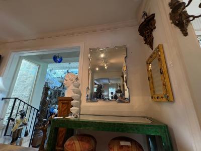 Beveled Bullseye Venetian Mirror