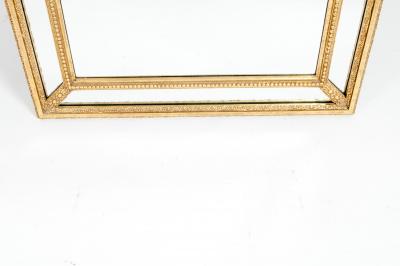 Beveled Wall Mirror w Giltwood Frame