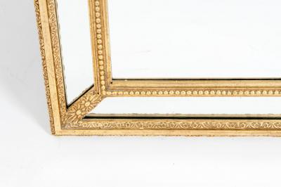 Beveled Wall Mirror w Giltwood Frame