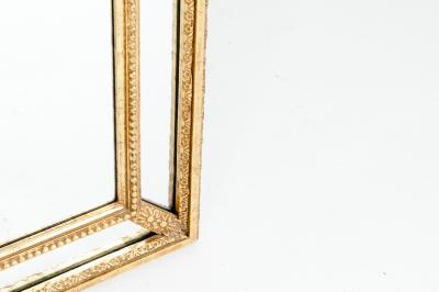 Beveled Wall Mirror w Giltwood Frame