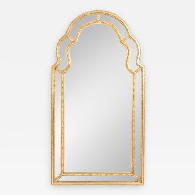 Beveled Wall Mirror w Giltwood Frame