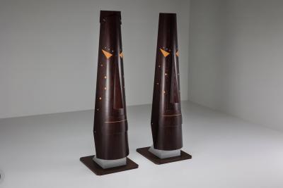 Bianca Garinei Abstract Totem Sculptures by Bianca Garinei 1970s