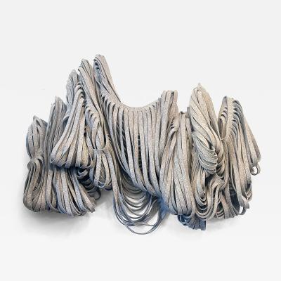 Bianca Pratorius Soft Felt Wall Sculpture Titled Folding Turns Signed 2016