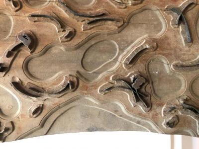 Bianchini Ferier French Fabric House Hand Carved Wood Block