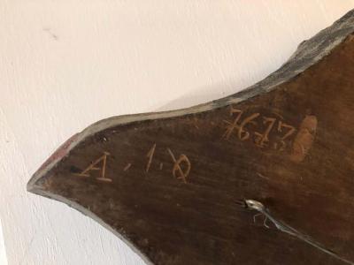 Bianchini Frerier French Fabric House Hand Carved Wood Block