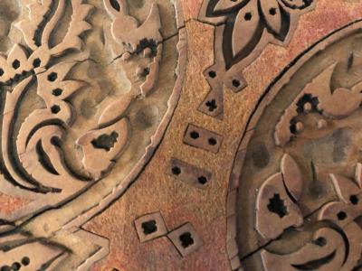 Bianchini Frerier French Fabric House Hand Carved Wood Block