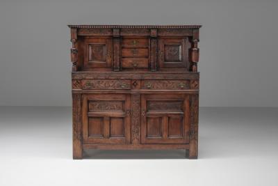 Biedermeier Antique High Board 1840s