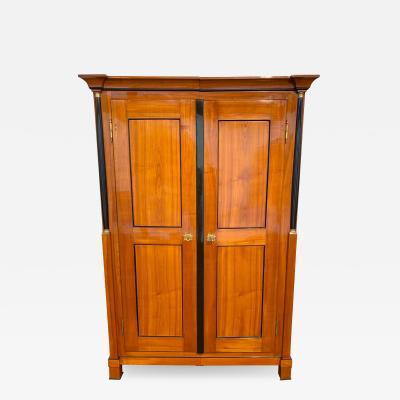 Biedermeier Armoire Cherry Solid Wood South Germany circa 1820
